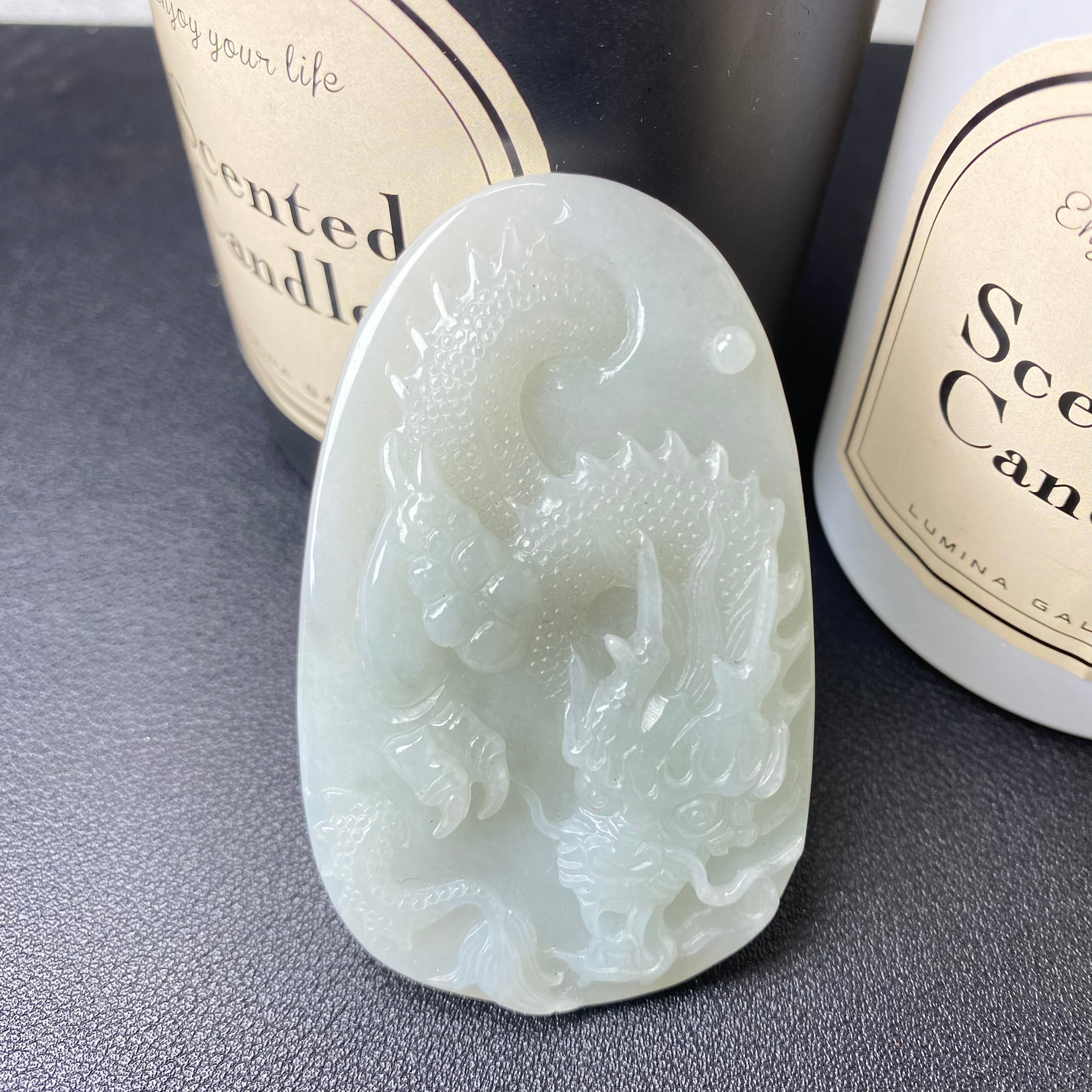 Celestial Jade Dragon pendant