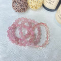 Natural Crystal Pink Serenity Rose Quartz Bracelet