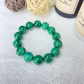 Natural Crystal Malachite  Green Eyes Bracelet